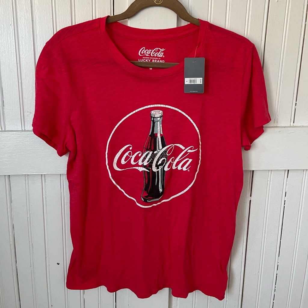 Lucky Brand CocaCola Distressed Tee Lucky Brand CocaCola Distressed Tee